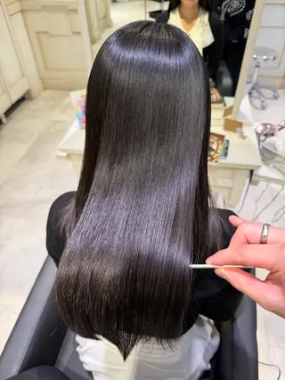 ミディアム 🟠髪質改善縮毛矯正 YUTO🟠のヘアスタイル