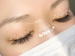 マツエク・マツパ eyesalon OFFのマツエク・マツパデザイン