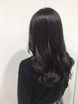 ロング カラー パーマ ヘアアレンジ 片山千晴✨ツヤ髪カラ ー✨レイヤーカット✨のヘアスタイル