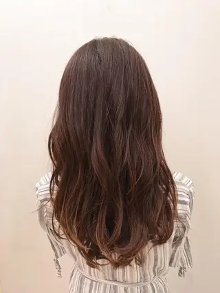 ロング カラー ブリーチカラー/ 岩破瑞希のヘアスタイル