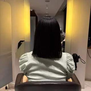 ミディアム 森田 玲央のヘアスタイル