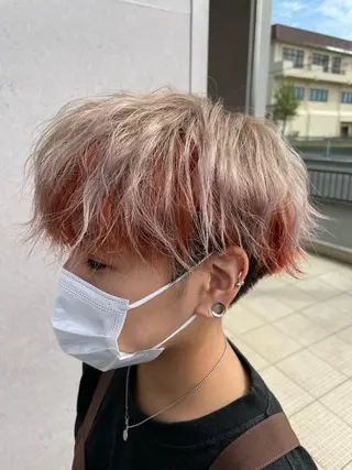 カラー メンズ 近藤 大誠のヘアスタイル