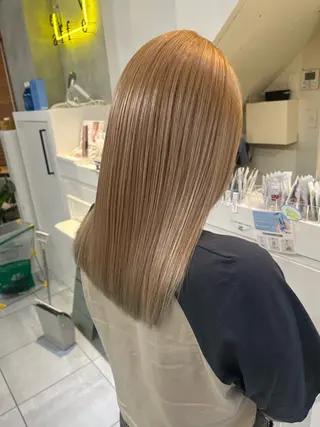 セミロング カラー ヘアアレンジ 🌷山田 有友名🌷のヘアスタイル