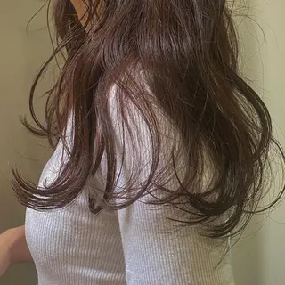 ロング カラー matsuda rinaのヘアスタイル