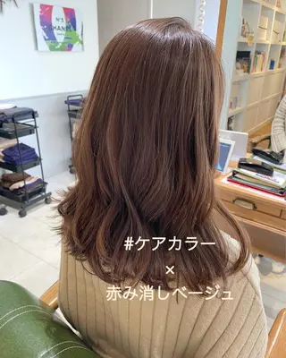 セミロング カラー 過去一の柔髪ヘア 🌿einshairのヘアスタイル
