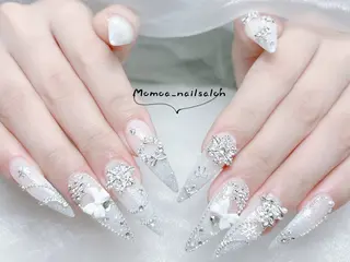 ネイル MoMoA Nail ネイル長さ出し専門店のネイルデザイン