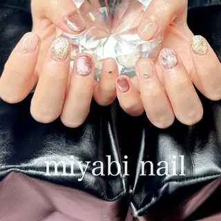 ネイル miyabi nail 桂川駅近くのネイルデザイン