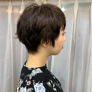 ショート カラー ❤️‍🔥シールエク ＋カラー京❤️‍🔥のヘアスタイル