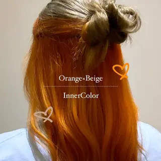 カラー 水戸/ベージュカラー 🍒RICO🍒のヘアスタイル