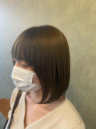 ミディアム 立野 希沙のヘアスタイル