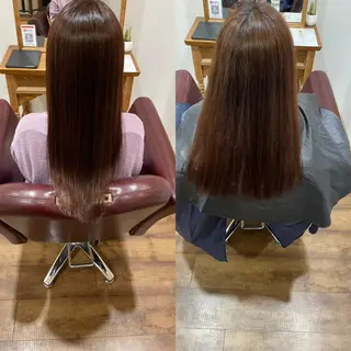 ロング カラー パーマ 園田 一喜のヘアスタイル