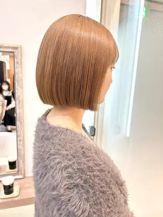 ショート カラー 似合わせカラー/艶 髪質改善/ヨシザキのヘアスタイル