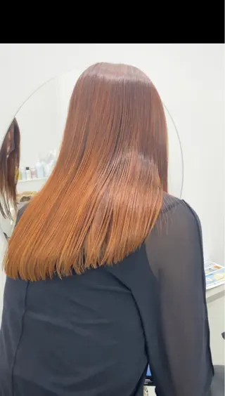 ロング 松林 加菜のヘアスタイル