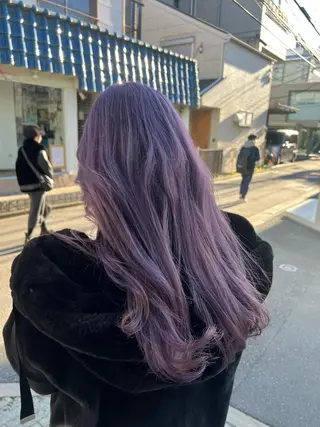 ロング カラー ヘアアレンジ 🌈インナーカラー ‘ショウマ’🌈のヘアスタイル