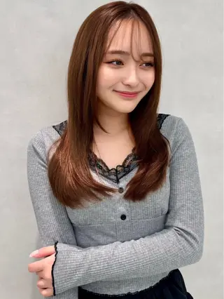 ロング リノ🖤艶髪 カラー🖤🇰🇷のヘアスタイル