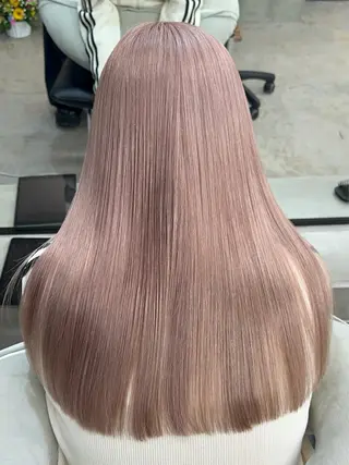 ロング カラーモデル募集 ✨🤍モモハ🤍✨のヘアスタイル