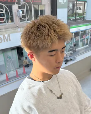 パーマ メンズ シャドウパーマ/ メンズ/KENTAのヘアスタイル