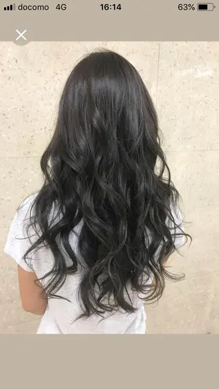 ロング カラー 菅村 勇亮のヘアスタイル