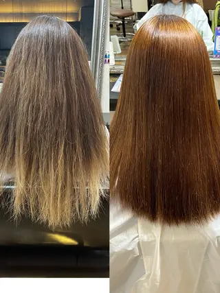 ロング きむえり/髪質改善 /20代〜40代多数のヘアスタイル