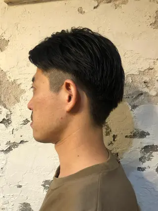 メンズ ✨色持ちの良い艶 カラー✨蟹江真世のヘアスタイル