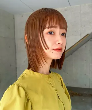 ショート カラー ❤️アヤカ Wカラー ボブ レイヤー❤️のヘアスタイル