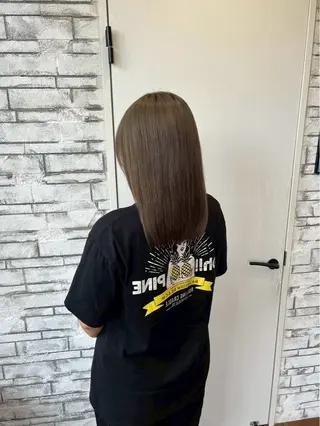 セミロング りな/ツヤカラー/ 豊橋美容院のヘアスタイル