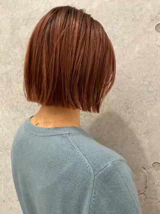 ミディアム カラー パーマ ヘアアレンジ ネイル マツエク・マツパ Miku /ボブのヘアスタイル
