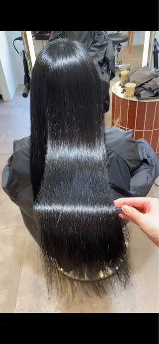 ロング 縮毛¦ボブ¦艶カラー 💖今井 伶のヘアスタイル