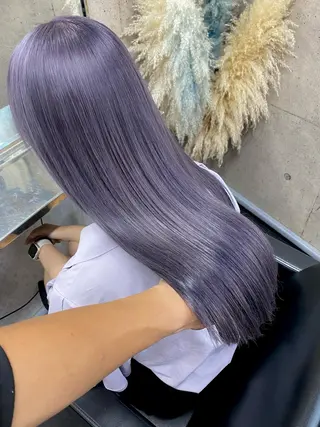 ロング カラー ⭕️ダメージレス特化 髪質改善🥇丸山憲人のヘアスタイル