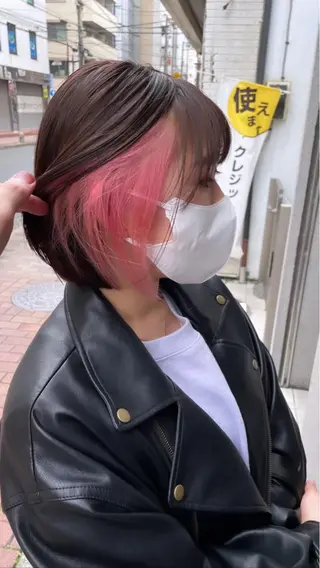 ショート カラー メンズ🌈パーマ💎 MIYUのヘアスタイル