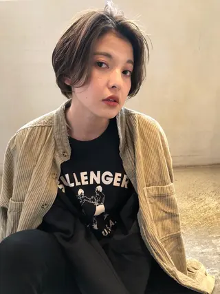 ショート カラー emme エミィ/立川のヘアスタイル