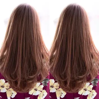 セミロング ロング カラー 内藤 達也のヘアスタイル