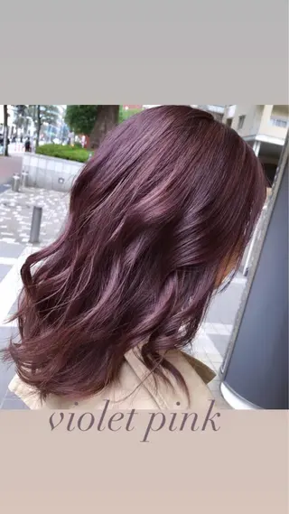 セミロング 髪質改善⭐️ 桜場のヘアスタイル