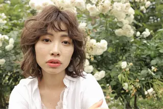 ショート 顔周りの垢抜けヘア 立山愛梨のヘアスタイル