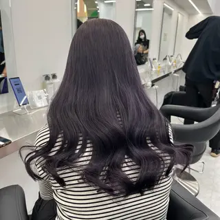 セミロング カラー ヘアアレンジ 縮毛矯正🤍 盛れるボブ/ひかりのヘアスタイル