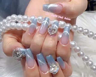ネイル CC  NaNa ワンホンネイル🌙Nのネイルデザイン