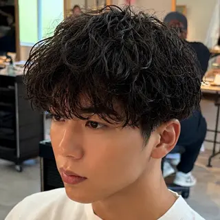 パーマ メンズ 男の理想を叶える🔥 メンズパーマ特化|関のヘアスタイル