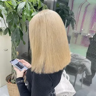 カラー 赤み消し透明感🩶 銀座Ryota🩶のヘアスタイル