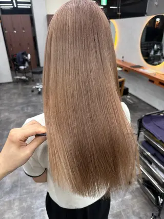 セミロング カラー 水野 亨祐のヘアスタイル