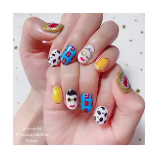 ミディアム ネイル 👑enen style👑のネイルデザイン