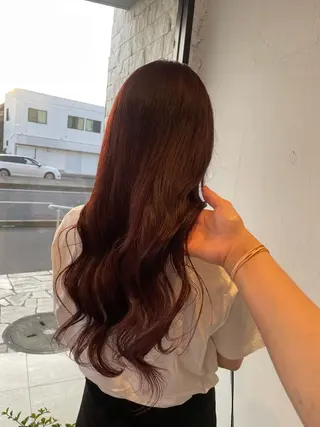 カラー ハイトーンカラー🩵 指名多数💗横山聖奈のヘアスタイル
