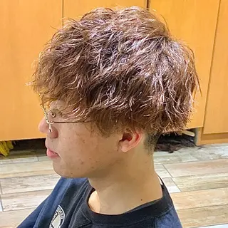 ショート カラー メンズ メンズパーマ&メンズ 縮毛矯正/平野/渋谷のヘアスタイル