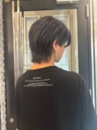 ショート メンズ YUI/アイブロウ/ 透明感カラー✨のヘアスタイル