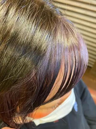 ミディアム カラー liL  hair サトウリョウタのヘアスタイル