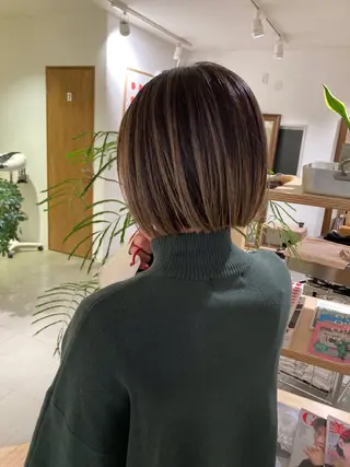 カラー Batta所属・坂上 岳のヘアスタイル