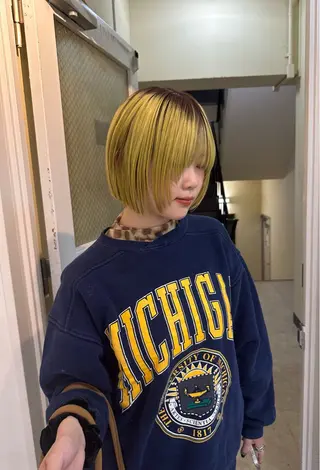 ショート 竹中 彩音のヘアスタイル