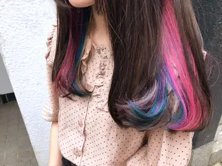ロング カラー 100%髪質改善特化 TRUNSのヘアスタイル