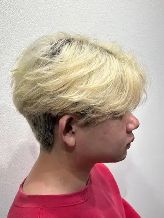 ショート パーマ メンズ特化美容師 中戸 滉のヘアスタイル