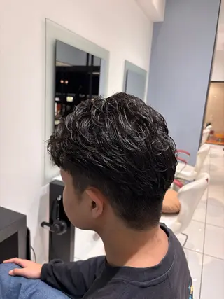 パーマ メンズ 🫧ショート/ボブ ✄﻿mana🫧のヘアスタイル