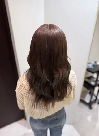 カラー 🇰🇷韓国風艶髪 /AZUSA🤍のヘアスタイル